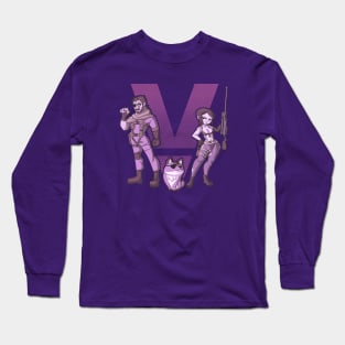 Diamond Dogs - Violet Long Sleeve T-Shirt